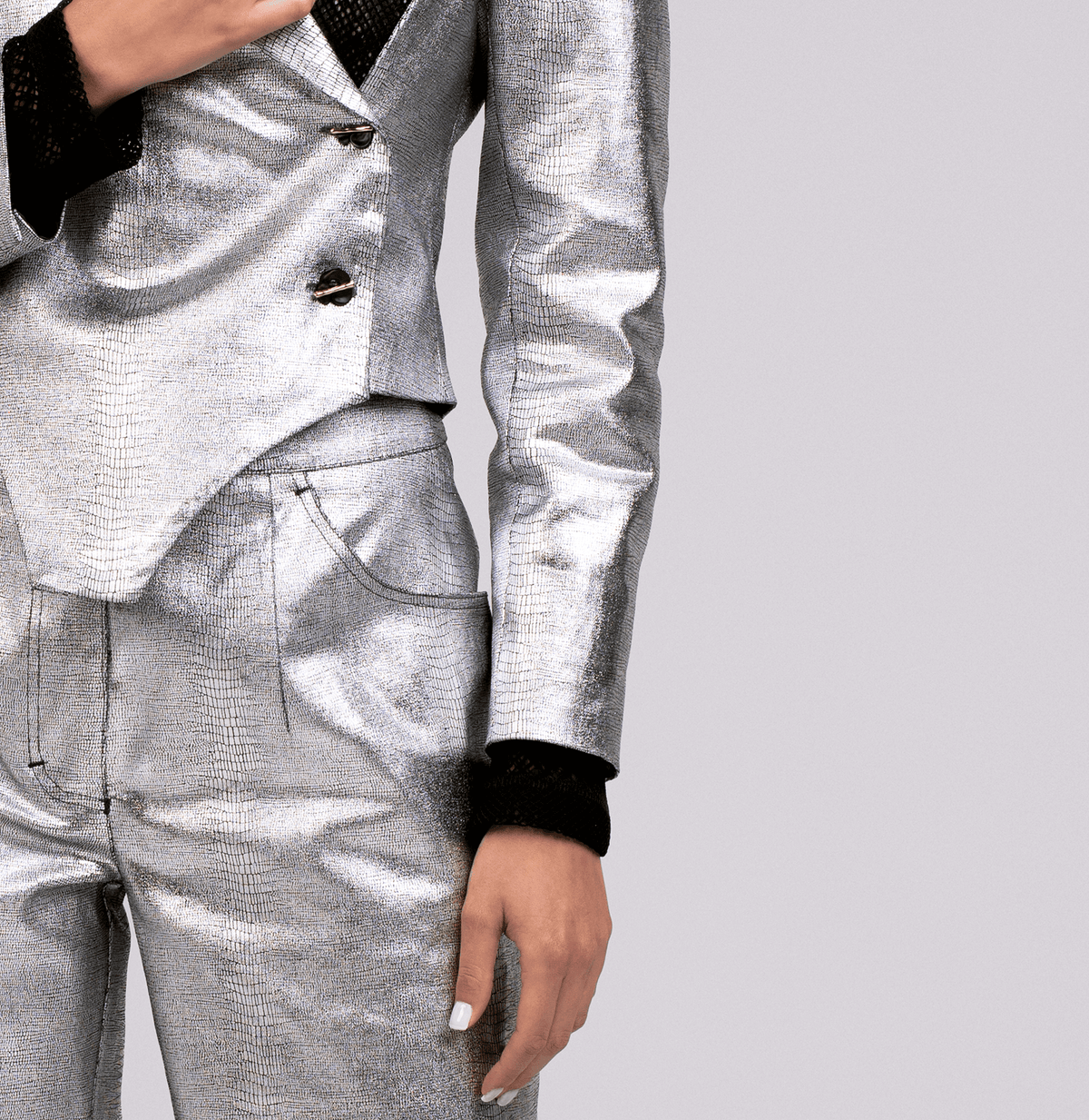 SILVER EDGE BLAZER