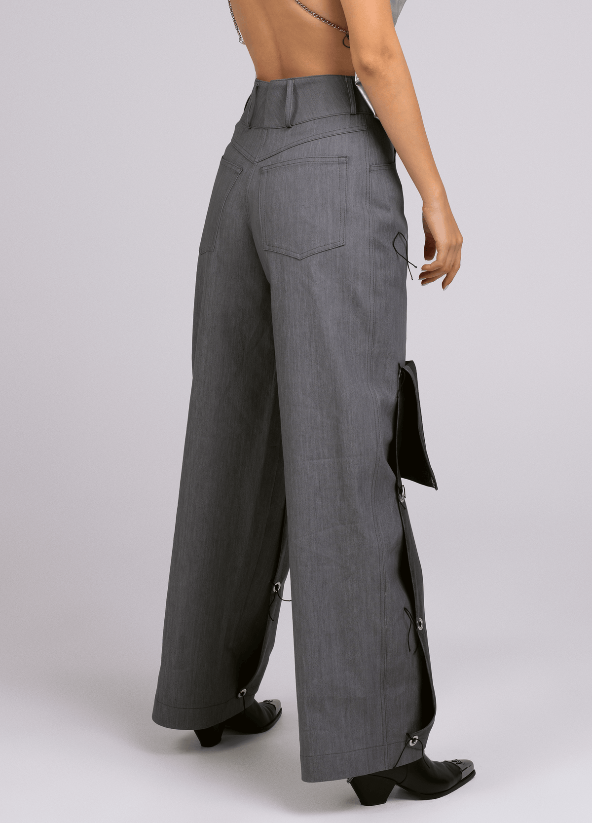 KNOTTED STONE JEANS
