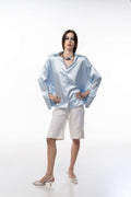 BACK AFFAIR SHIRT IN SKY BLUE