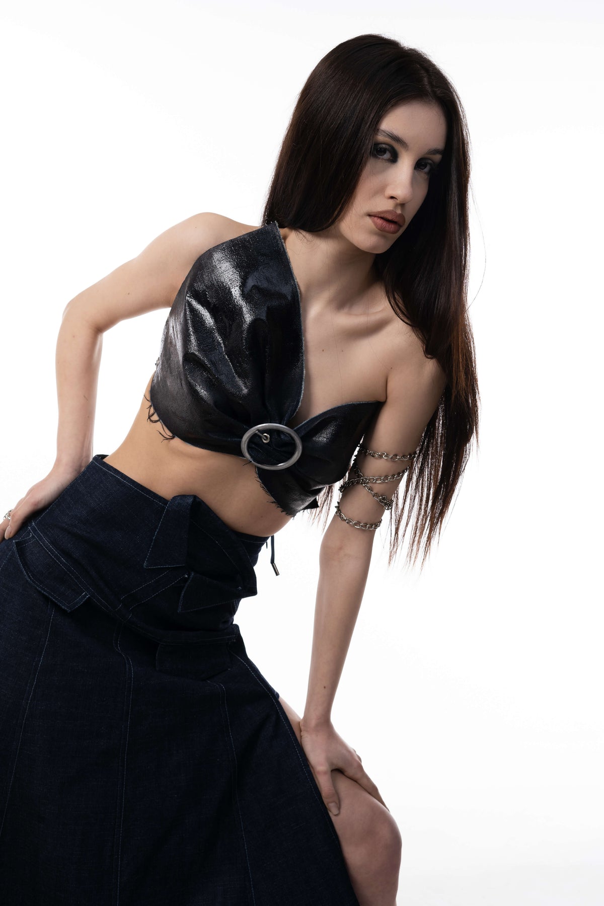 STEEL DENIM CORSET