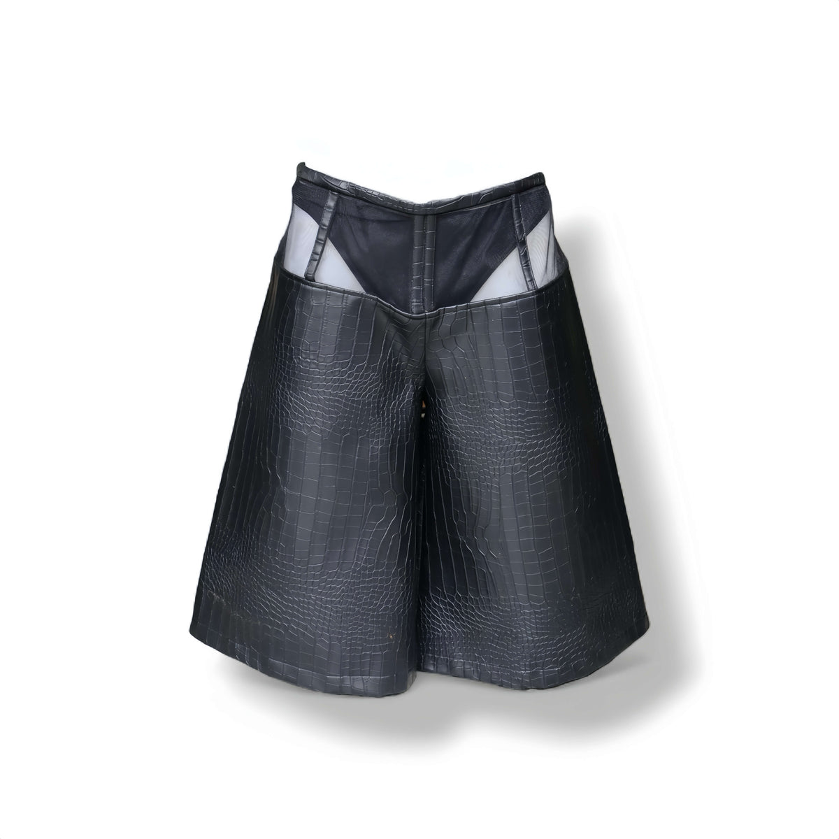 LOW-WAISTED BERMUDA BLACK 01