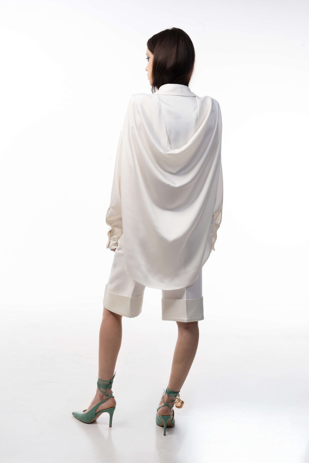 BACK AFFAIR SHIRT IN IVORY